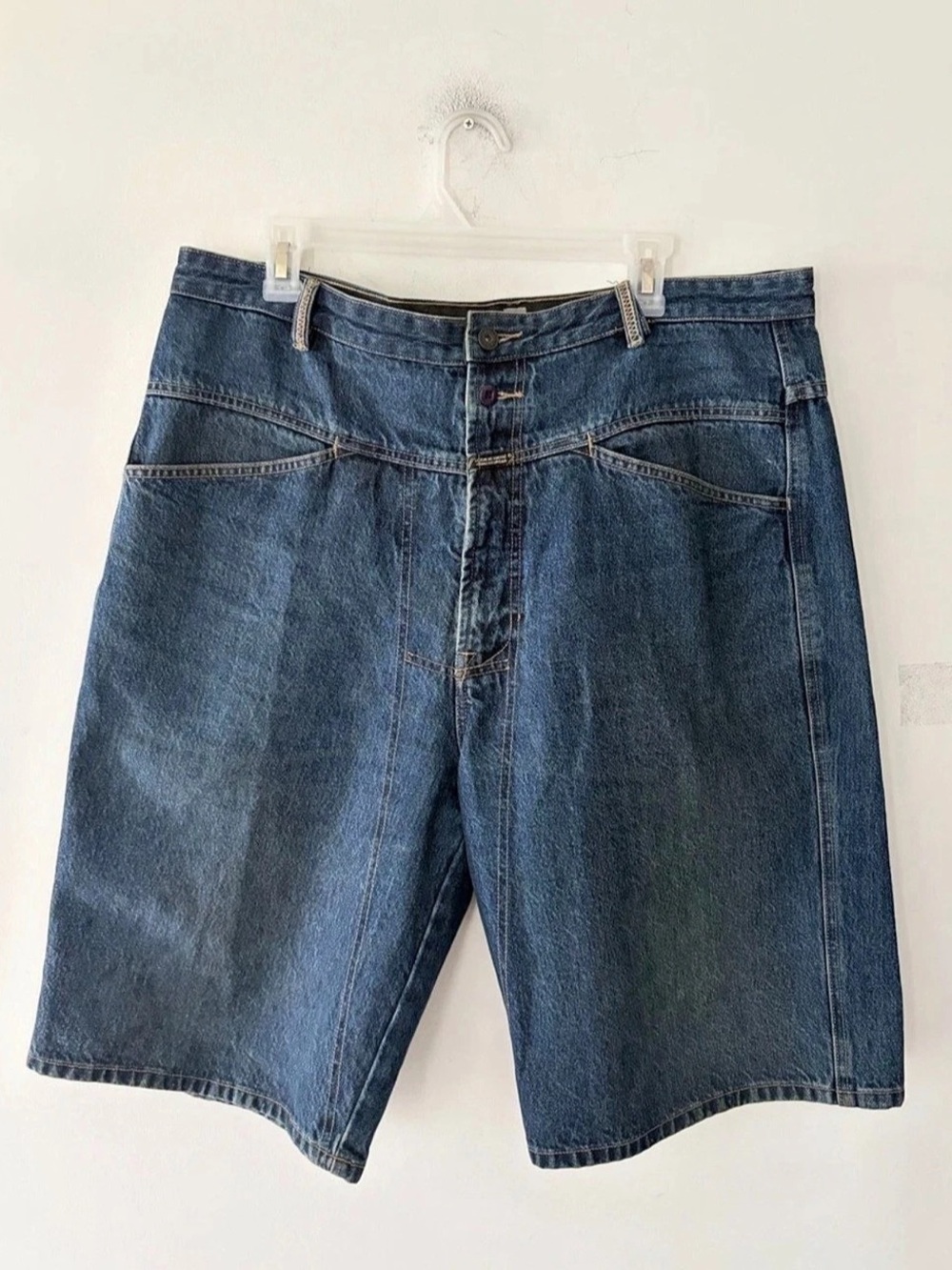 Vintage Marithe Francois Girbaud Baggy Denim Shorts Size 36